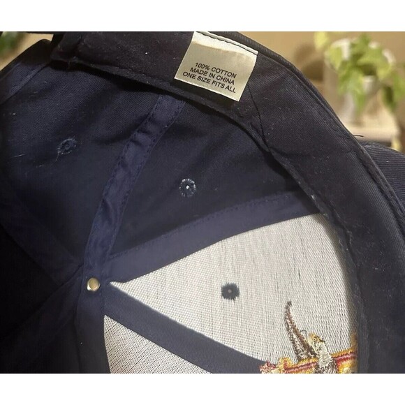 Anhueser Busch Beer Brewery Plain Logo Embroidered Strapback Hat - Picture 4 of 4